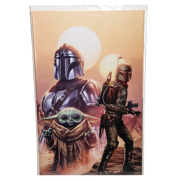 Star Wars The Mandalorian #1 Virgin Variant Edition Marvel 616 Comics NM - Picture 1 of 6